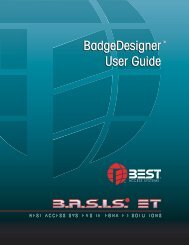 BadgeDesignerâ¢ User Guide - Best Access Systems