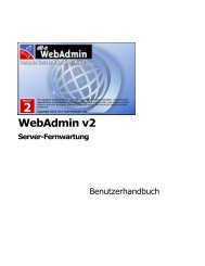 WebAdmin v2.0.0 User Manual