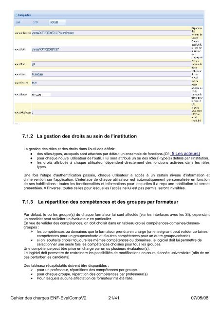 Cahier des charges fonctionnel d'un outil destinÃ© Ã  faciliter l ... - IUFM