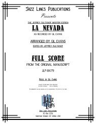 La Nevada - JLP-8479 - Score.mus - Ejazzlines.com