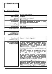 INFORMAZIONI PERSONALI - Comune di Terni