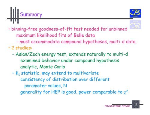 Goodness-of-fit tests for unbinned maximum likelihood - Physics ...