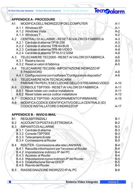 TSP7000 - Tecnoalarm