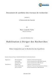 Habilitation Ã  Diriger des Recherches - Polytech'Savoie - UniversitÃ© ...