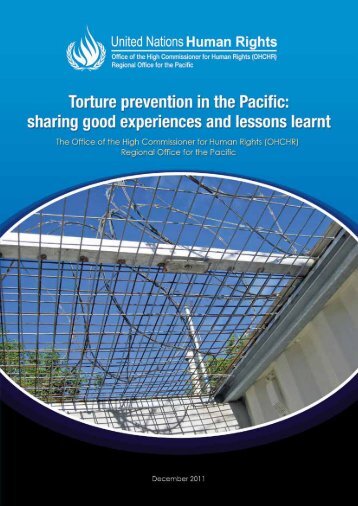Torture prevention in the Pacific: sharing good experiences and ...