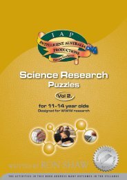 Science Research Puzzles (2) - Australian Teacher