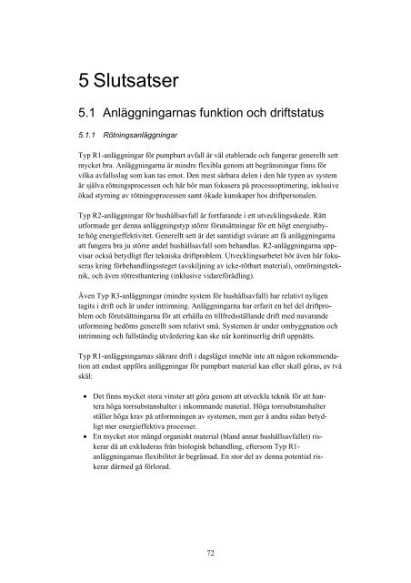 2005:06 UtvÃ¤rdering av storskaliga system fÃ¶r ... - Avfall Sverige