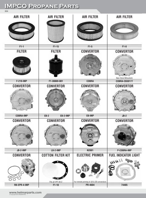 IMPCO Propane Parts