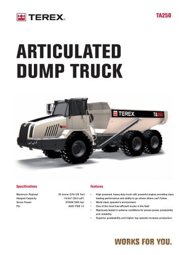 ARTICULATED DUMP TRUCK