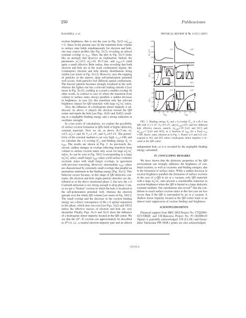 CONFINAMIENTO NANOSCÂ´OPICO EN ESTRUCTURAS ... - It works!