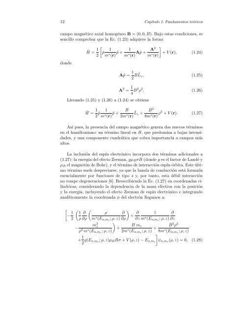 CONFINAMIENTO NANOSCÂ´OPICO EN ESTRUCTURAS ... - It works!