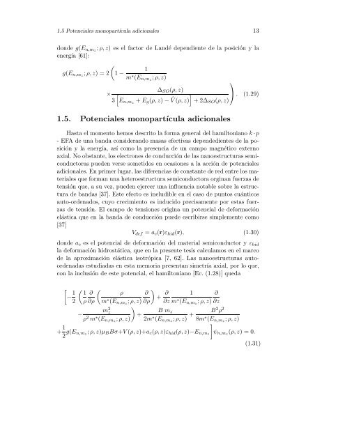 CONFINAMIENTO NANOSCÂ´OPICO EN ESTRUCTURAS ... - It works!