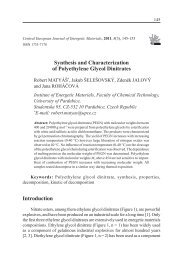 Synthesis and Characterization of Polyethylene Glycol Dinitrates ...