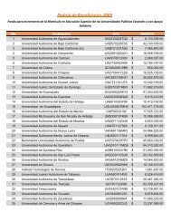 PadrÃƒÂ³n de Beneficiarios 2009 - dgesu