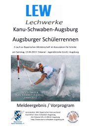 Kanu-Schwaben-Augsburg Augsburger Schülerrennen