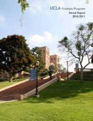 2010-11 Annual Report - UCLA Graduate Division