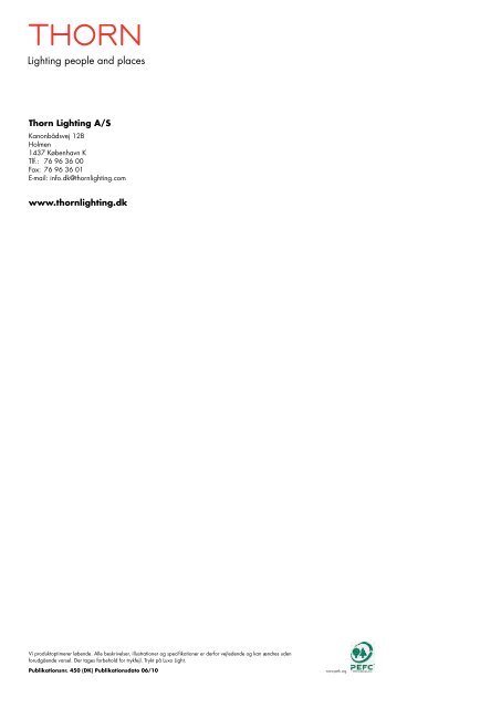 Produkt brochure [PDF/4MB] - THORN Lighting