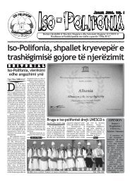 Gazeta Isopolifonia 1 - Iso - Polifonia Shqiptare