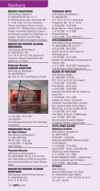 artguide - Vernissage