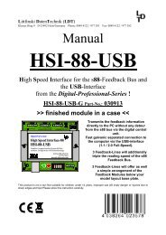 HSI-88-USB â Manual - LDT