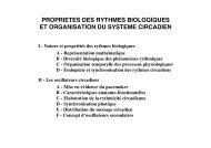 Rythme circadien - CRN2M