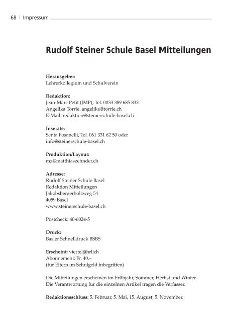 ShinShendo - Rudolf Steiner Schule Basel