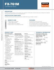 Technical Data Sheet - Simpson Strong-Tie