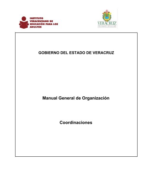 Manual Org IVEA - Gobierno del Estado de Veracruz