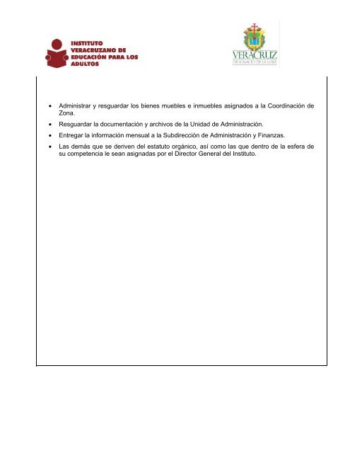 Manual Org IVEA - Gobierno del Estado de Veracruz