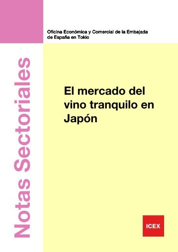 El mercado del vino tranquilo en JapÃ³n