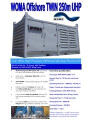 Offshore Twin 250M Unit brochure - Woma