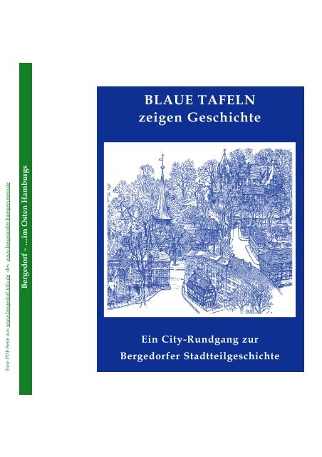 Blaue Tafeln Zeigen Geschichte Bergedorf Info