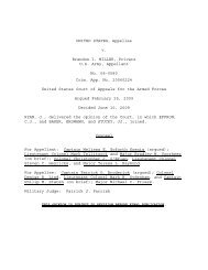 United States v. Miller - U.S. Court of Appeals for the Armed Forces