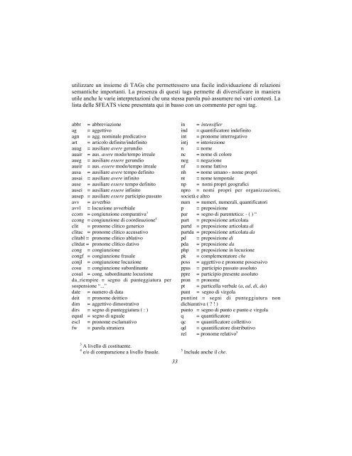 STRUTTURE SINTATTICHE DALL'ANALISI COMPUTAZIONALE DI ...