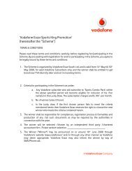 'Vodafone Essar Sports King Promotion' (hereinafter the “Scheme”)