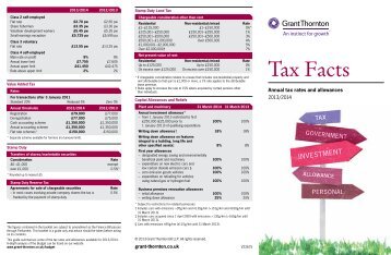 Tax Facts - Grant Thornton