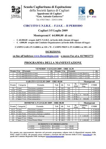 Scuola Cagliaritana di Equitazione della SocietÃ  Ippica di Cagliari