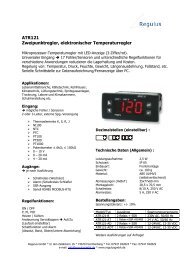 ATR121 Zweipunktregler, elektronischer Temperaturregler