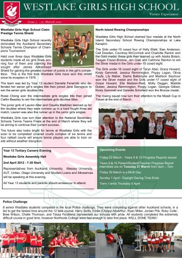 (2012) PDF - Westlake Girls High School