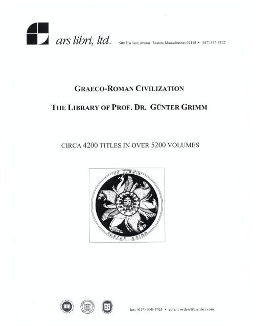 Wikipedia Entry: Günter Grimm - Ars Libri