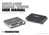 MULTI-CARD READER/WRITER USER MANUAL