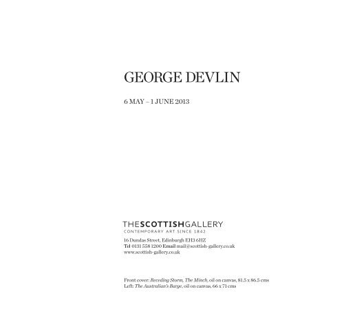 GEORGE DEVLIN - The Scottish Gallery