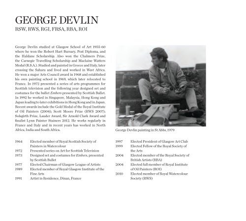 GEORGE DEVLIN - The Scottish Gallery