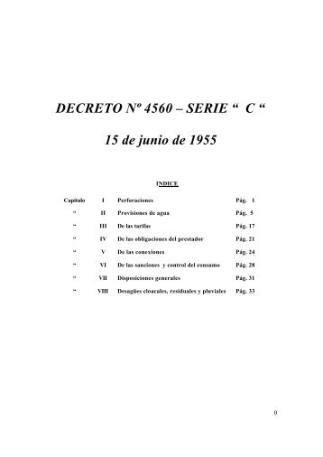 DECRETO NÂº 4560 â SERIE â C â 15 de junio de 1955 - Estrucplan