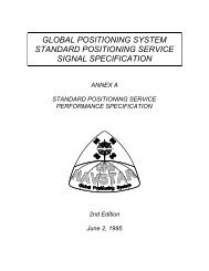 global positioning system standard positioning service signal