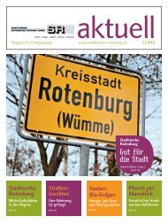 Ausgabe 01/2010 - Stadtwerke Rotenburg