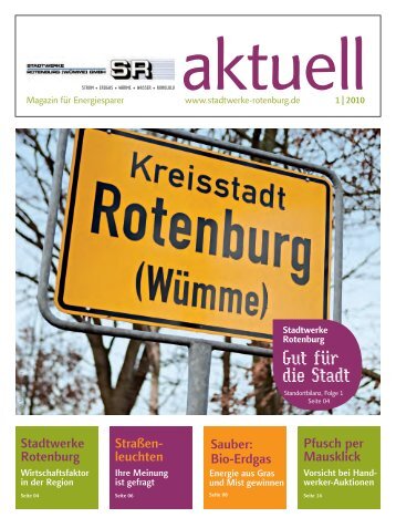 Ausgabe 01/2010 - Stadtwerke Rotenburg