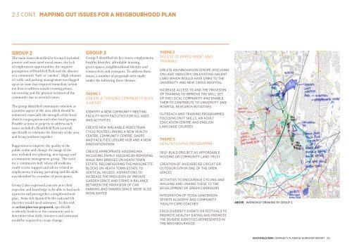 HeatHfield PaRK community planning workshop report