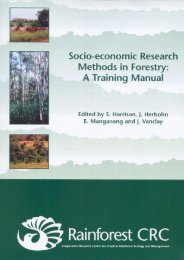 Socio-economic Research Methods in Forestry: A Training Manual