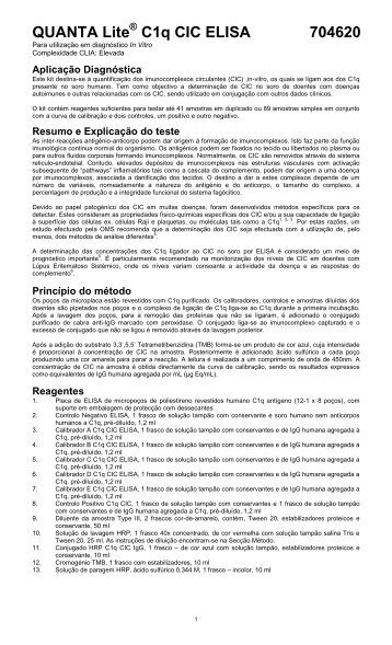 QUANTA LiteÂ® C1q CIC ELISA - inova